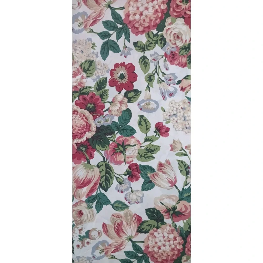 vintage cannon floral 2pc twin sheet shabby chic 90s cottagecore french country